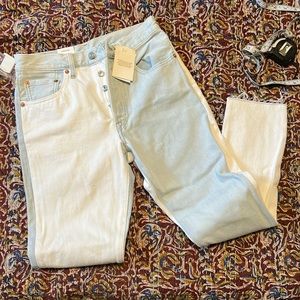 Levi’s color block jeans